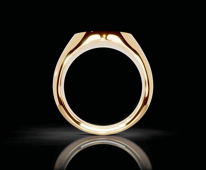 Signet Ring 10mm in 18ct Yellow Gold