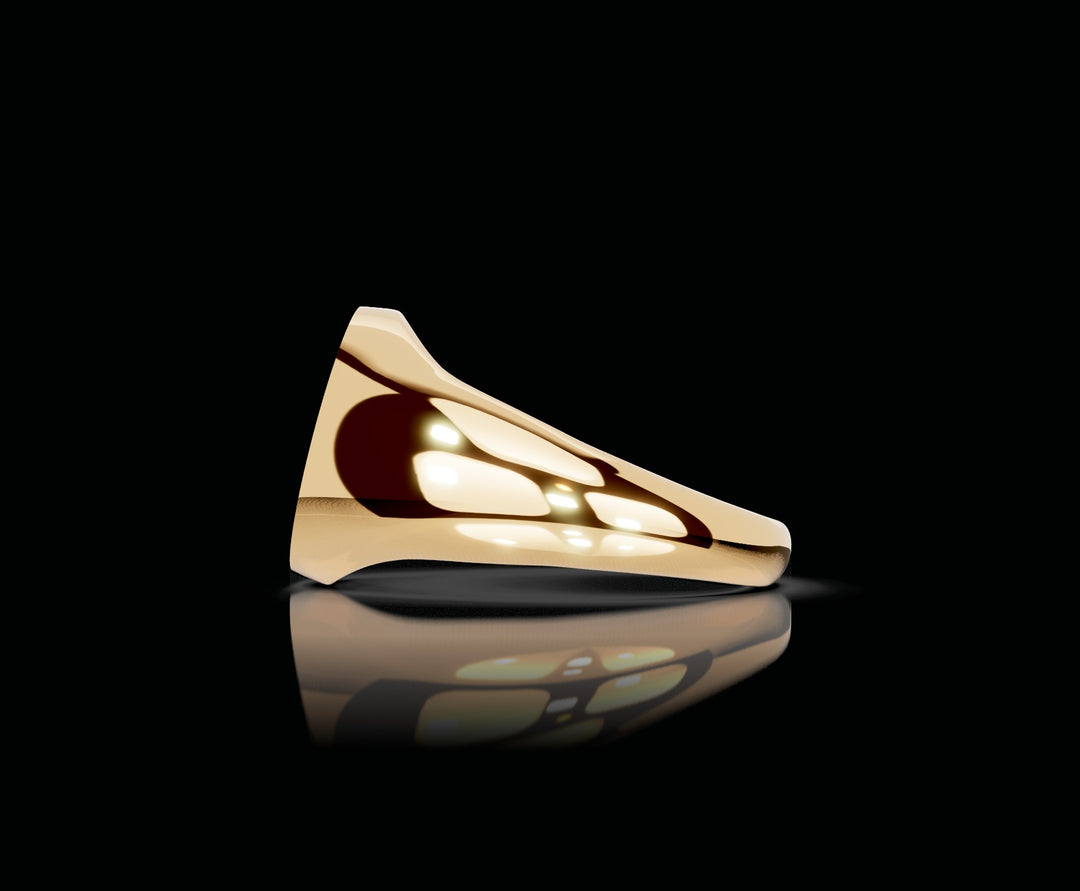 Signet Ring 10mm in 18ct Yellow Gold
