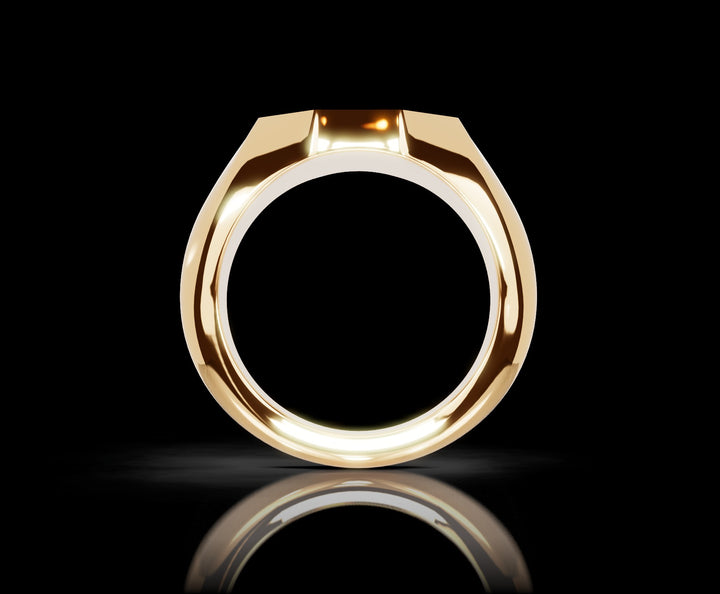 Signet Ring 10mm in 18ct Yellow Gold
