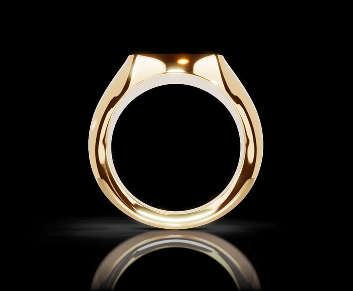 Signet Ring 10mm in 18ct Yellow Gold