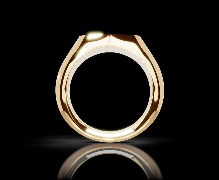 Signet Ring 10mm in 18ct Yellow Gold