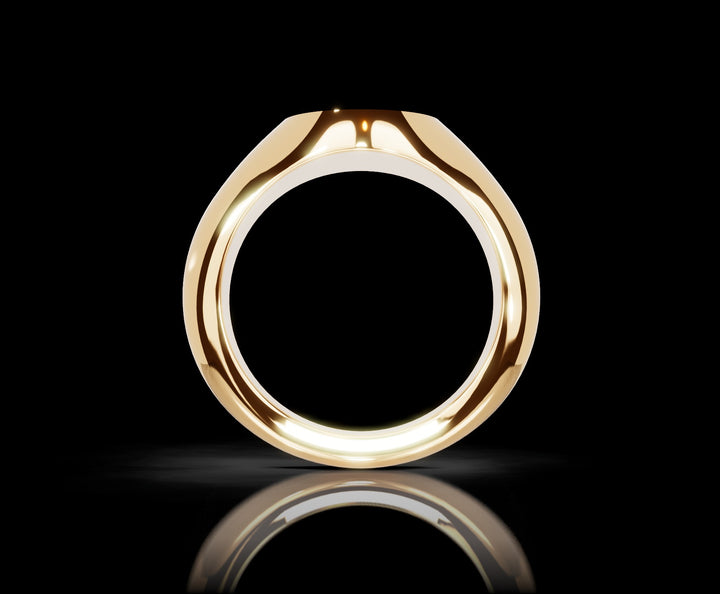 Signet Ring 10mm in 18ct Yellow Gold