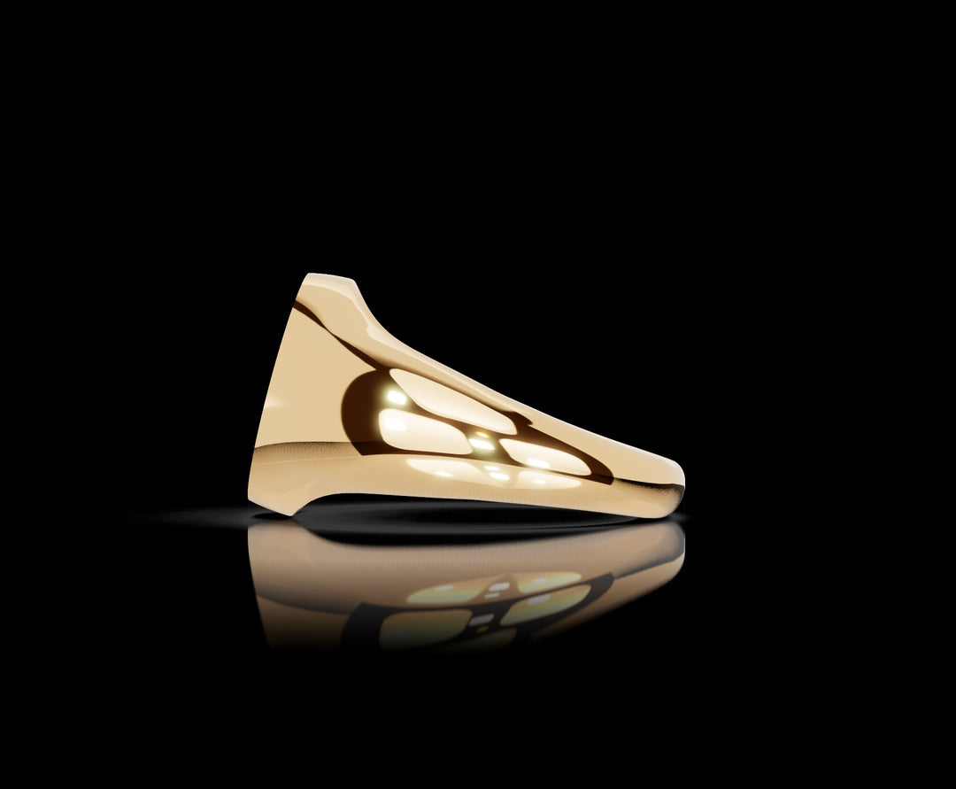 Signet Ring 10mm in 18ct Yellow Gold