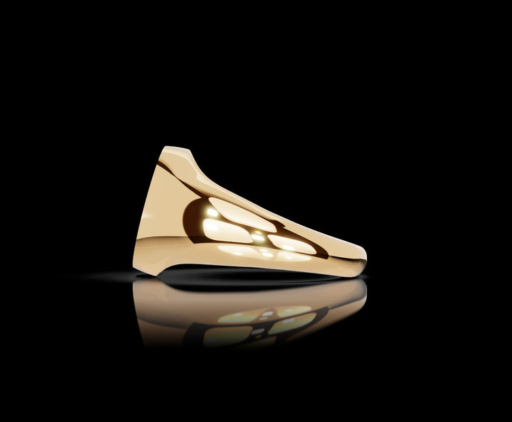 Signet Ring 10mm in 18ct Yellow Gold