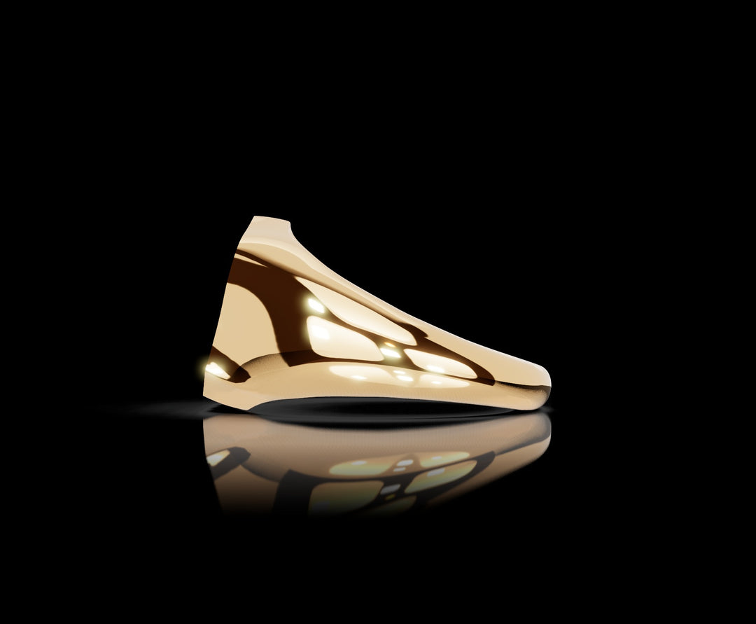 Signet Ring 10mm in 18ct Yellow Gold