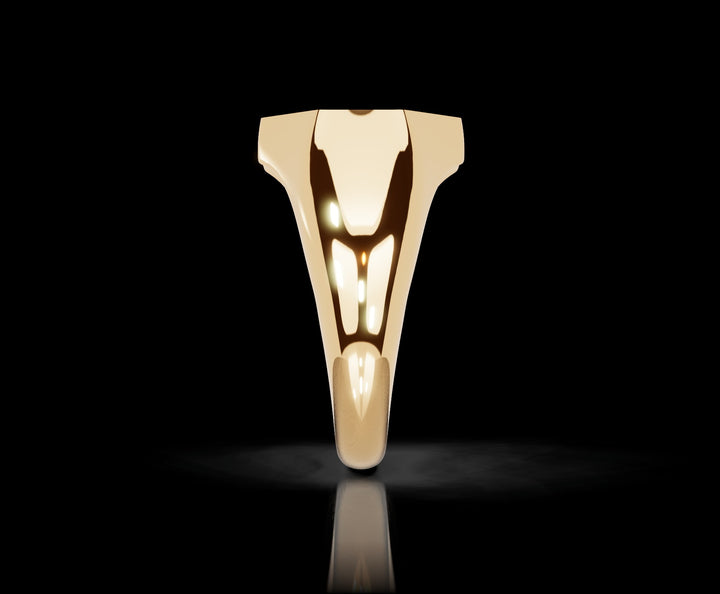 Signet Ring 10mm in 18ct Yellow Gold