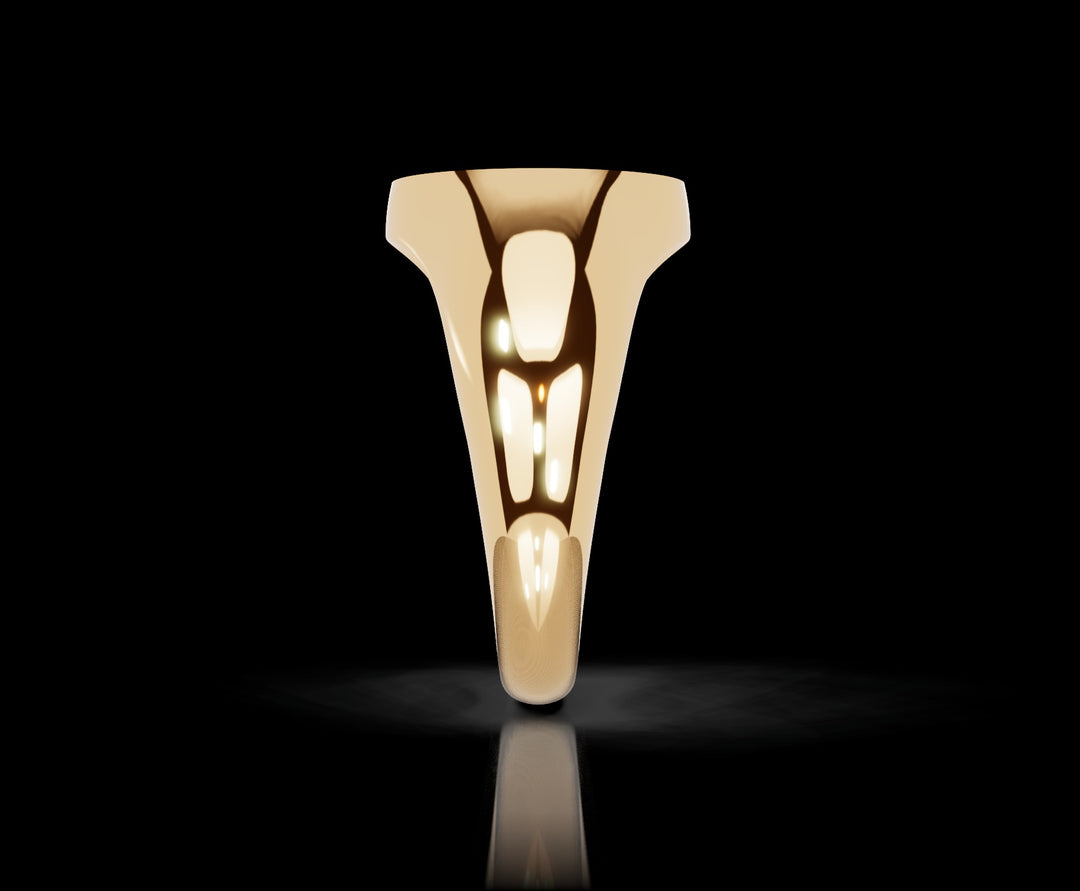 Signet Ring 10mm in 18ct Yellow Gold