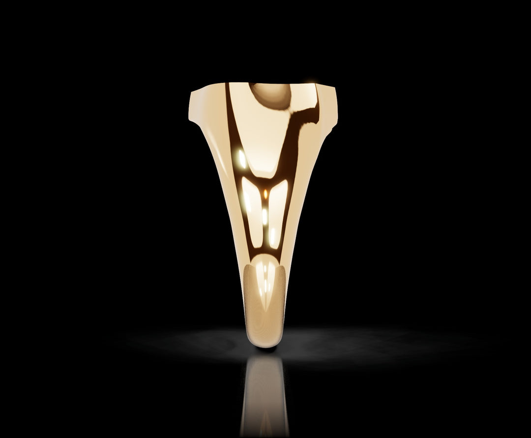 Signet Ring 10mm in 18ct Yellow Gold
