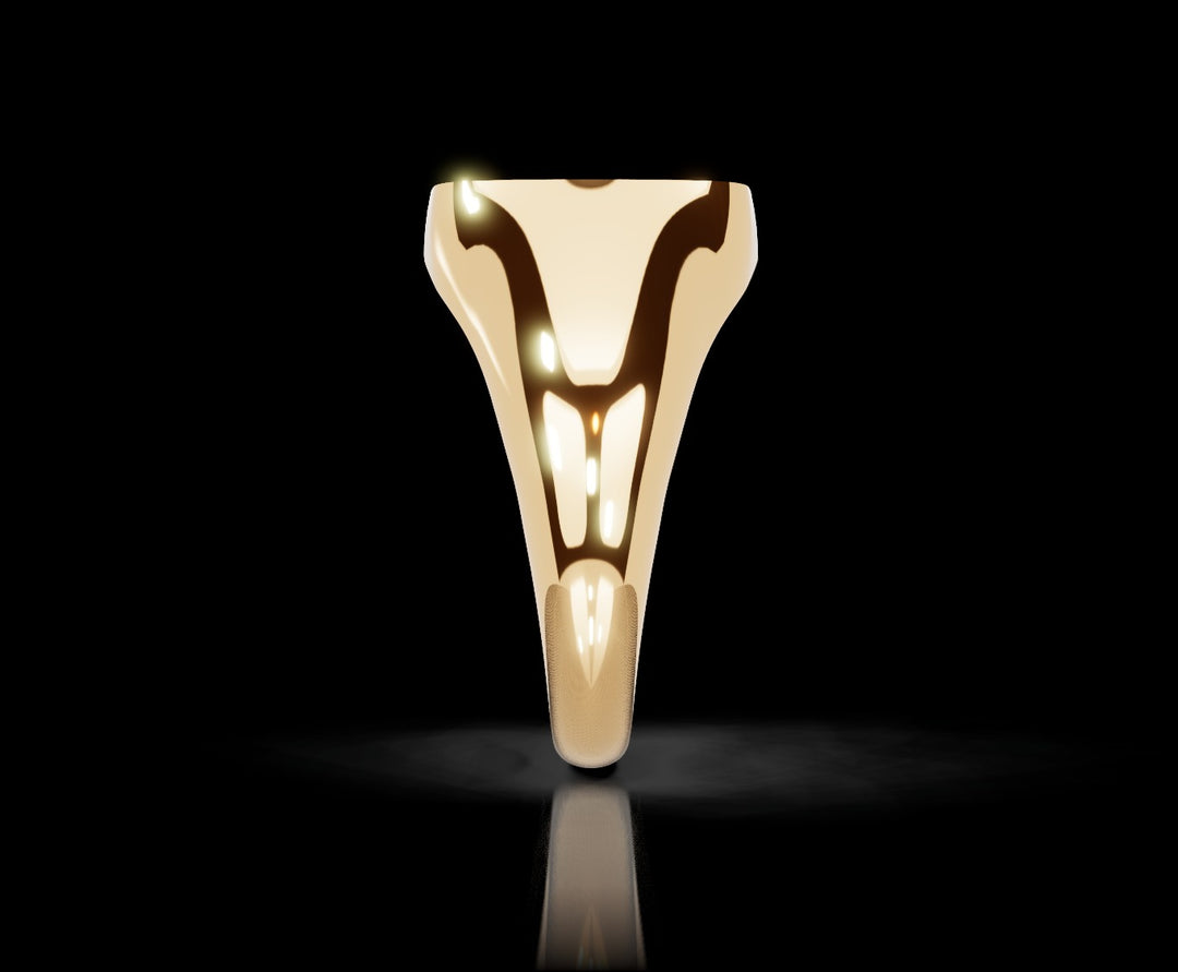 Signet Ring 10mm in 18ct Yellow Gold