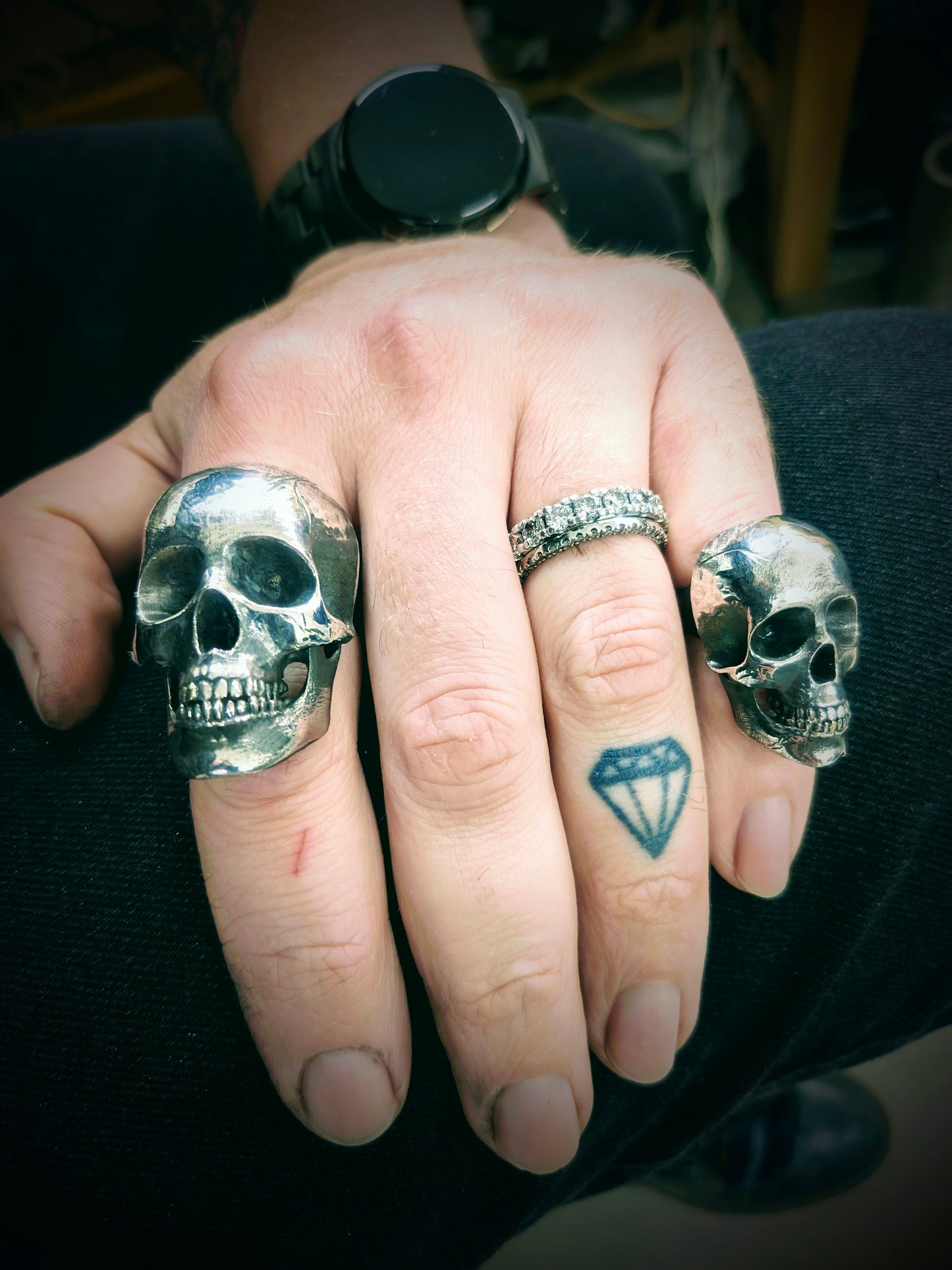 Large Skull Ring